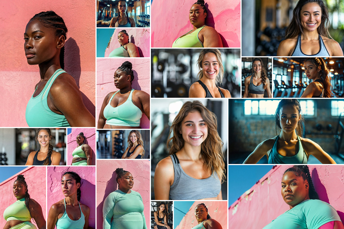 91 Fitness women, a Sports & Recreation Photo by Handmadefont (Photo 6 of 17)