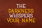 Hallow Fright - Halloween Party Font, a Serif Font by Pandeka Studio (Thumbnail 3 of 9)