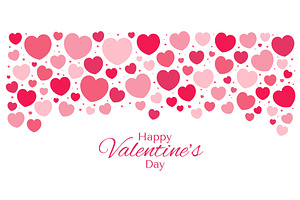 Valentines day red, pink hearts, a Background Graphic by sceptical cactus