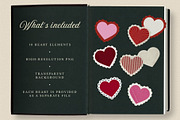 Vintage Valentine Hearts Mini Set, an Object Graphic by Design Alchemy Studio (Thumbnail 2 of 6)