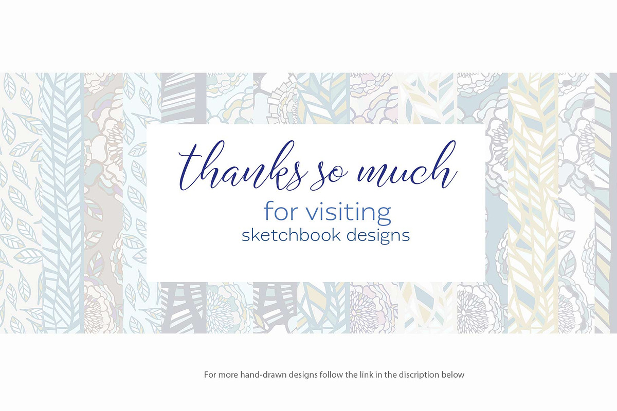 Organic Floral Seamless Patterns, a Pattern Graphic by Sketchbook Designs (Photo 10 of 10)