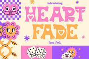Heart Fade - Love Font, a Font by PutraCetol Studio (Thumbnail 1 of 5)