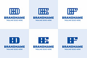 Letters BD BE BF Monogram Logo Set, a Branding & Logo Template by Pray Art Design Studio (Thumbnail 1 of 2)