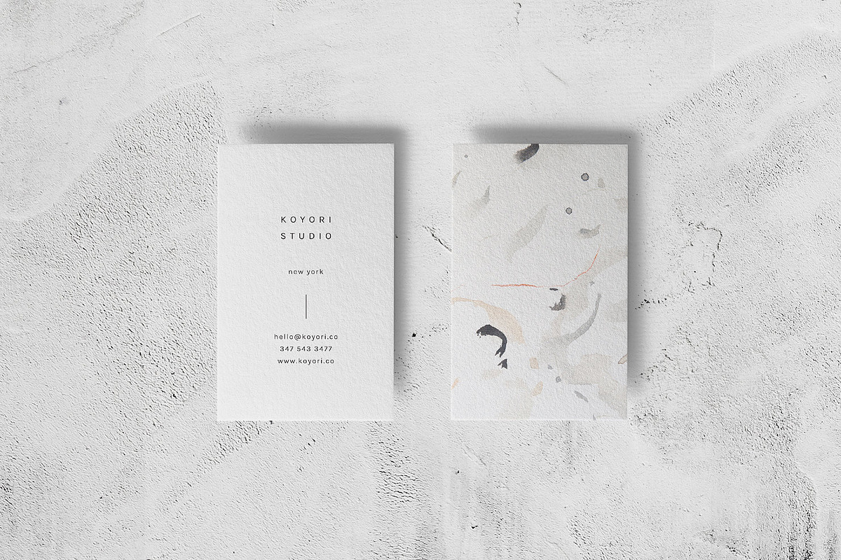 Koyori Business Card Template, a Business Card Template by The Denizen Co. (Photo 2 of 3)