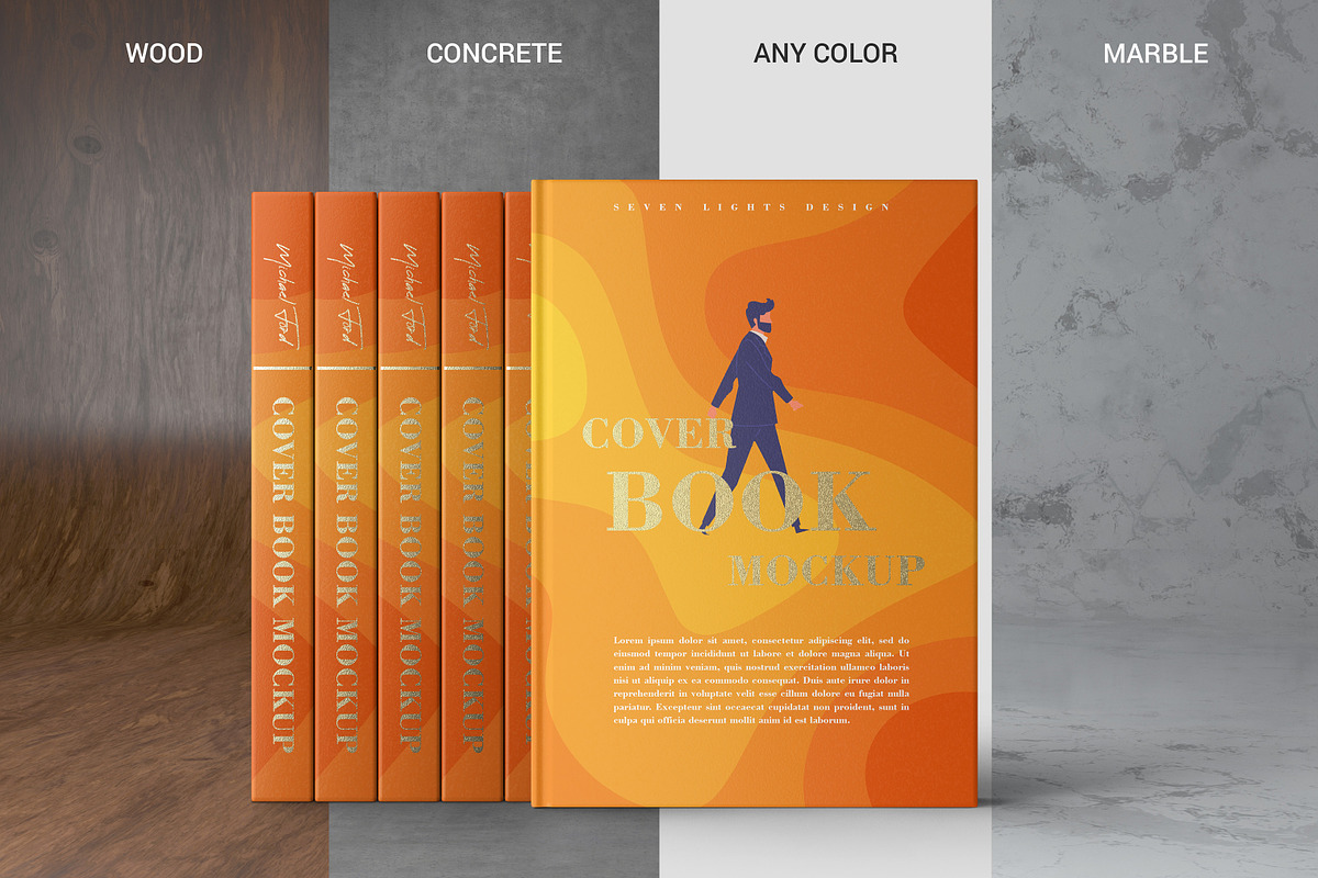Book Cover Mockup #5, a Books & Magazine Mockup by Seven Lights (Photo 4 of 4)