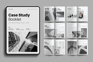 Digital Case Study Booklet Template, a Brochure Template by E-Type