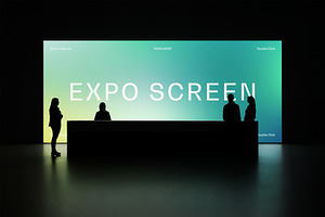 Large Expo Screen Mockup, an Advertising Mockup by Design Squad