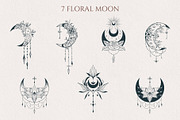 Hand Drawn Mystical Moon Collection, an Illustration by KirillsWorkshop (Thumbnail 4 of 6)