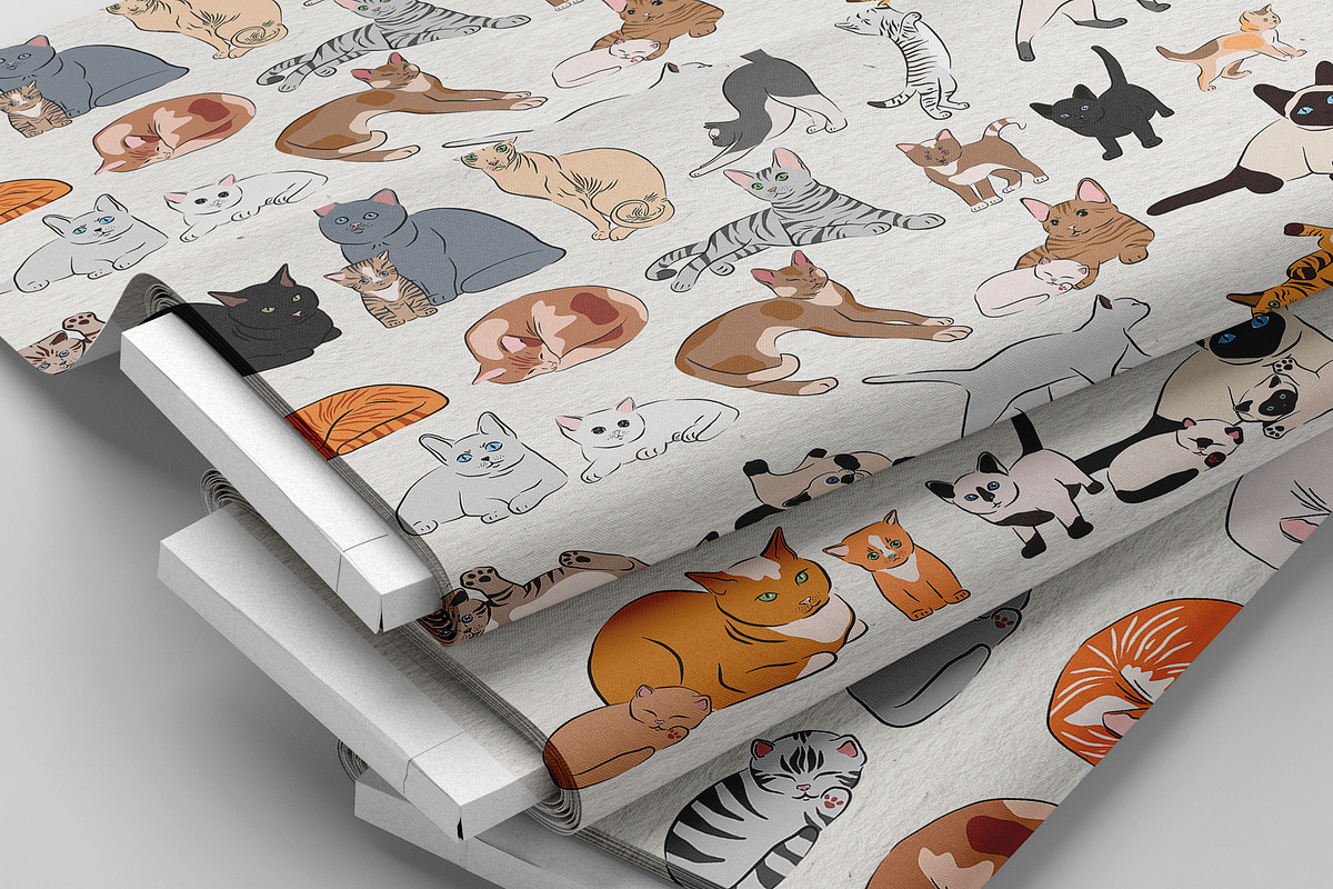 Cat Lover - Vector collection, an Animal Illustration by Alina Sh (Photo 9 of 10)
