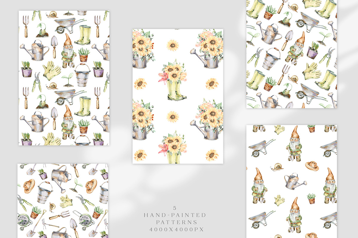 Watercolor Gardening Time, a Food Illustration by Olga Koelsch (Photo 13 of 19)