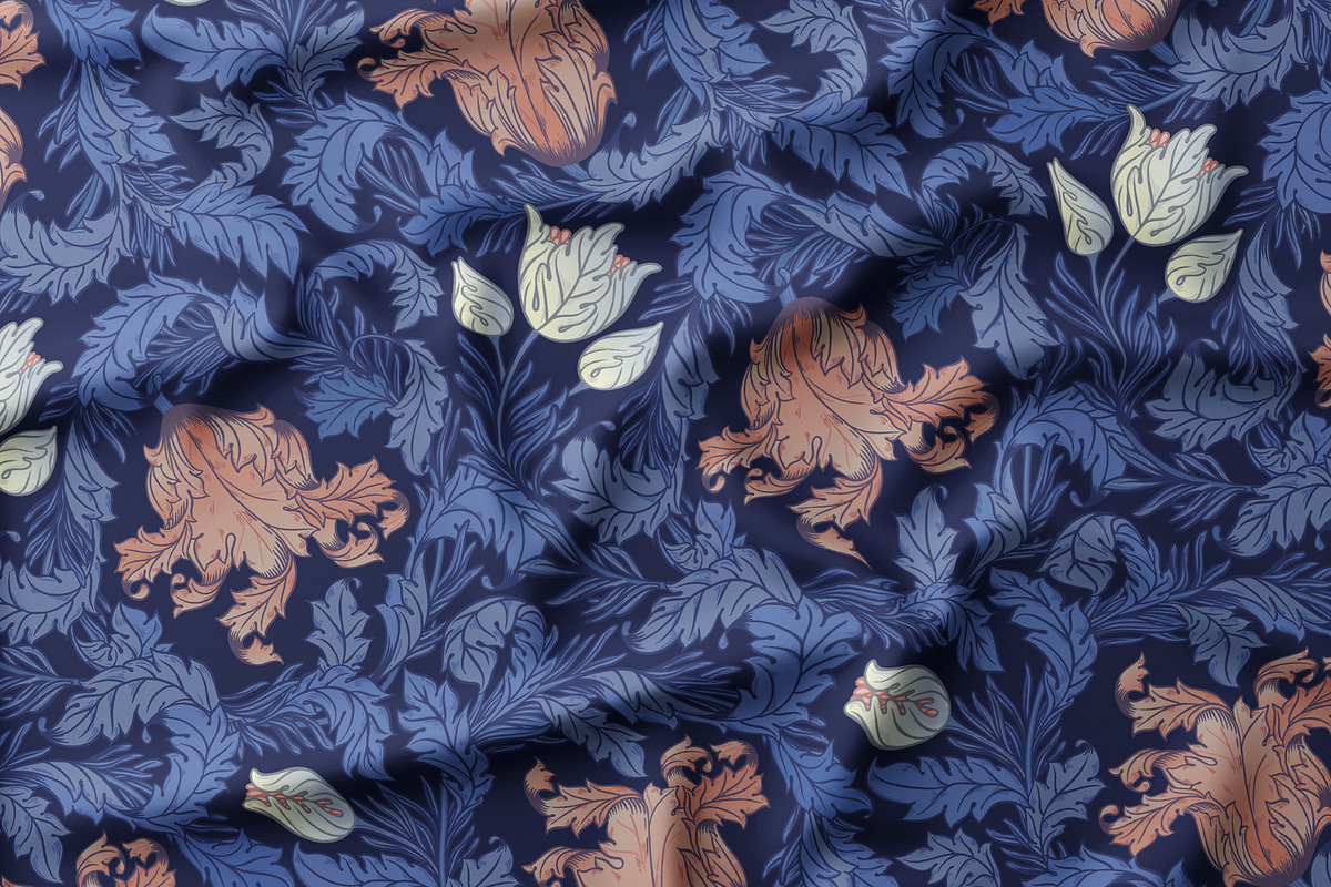 William Morris Style Pattern&Element, a Pattern Graphic by Varvara Gorbash (Photo 8 of 10)