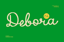 CS Debora – Handwritten Script Font