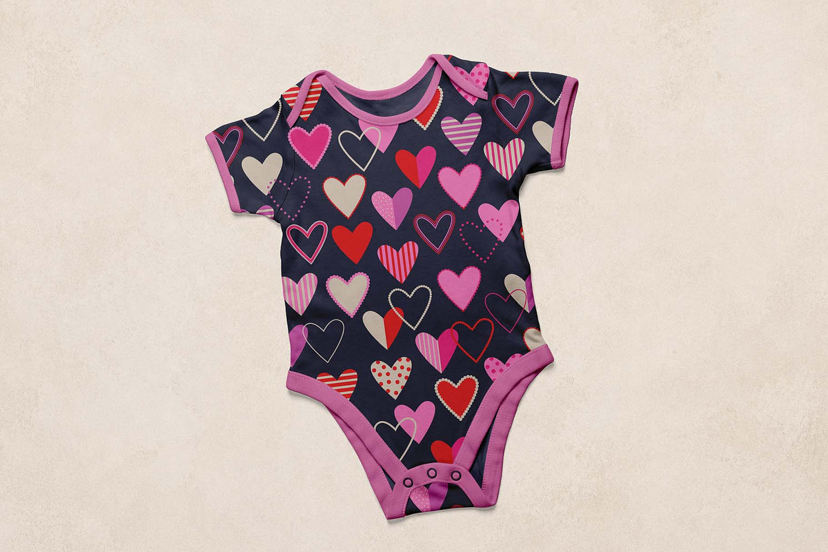 Valentine Sweet Hearts Pattern, a Pattern Graphic by Irina Ostapenko (Photo 2 of 4)