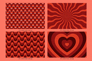 Retro Groovy Backgrounds, a Background Graphic by May Motif (Thumbnail 3 of 20)