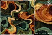 Abstract Flowing Silk Art, a Decorative Illustration by yahu88studio (Thumbnail 7 of 7)