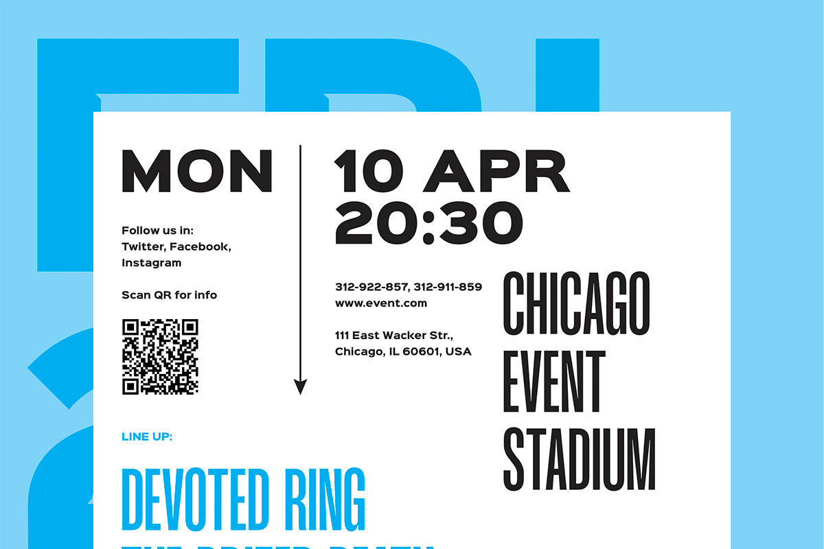 Artist Event Poster, a Flyer Template by Danil Polshin (Photo 6 of 9)