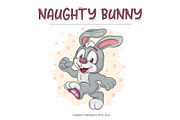 Set of Easter Bunny Image 01.T-Shirt, an Animal Illustration by KENO Mascots (Thumbnail 6 of 7)