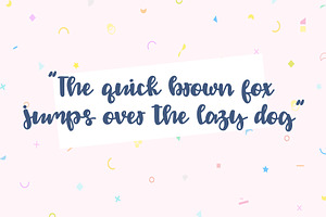 SPRINKLE Bold Script .OTF Font