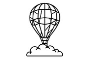 Hot Air Balloon Silhouette Bundle, an Object Illustration by Gaye Art (Thumbnail 4 of 31)