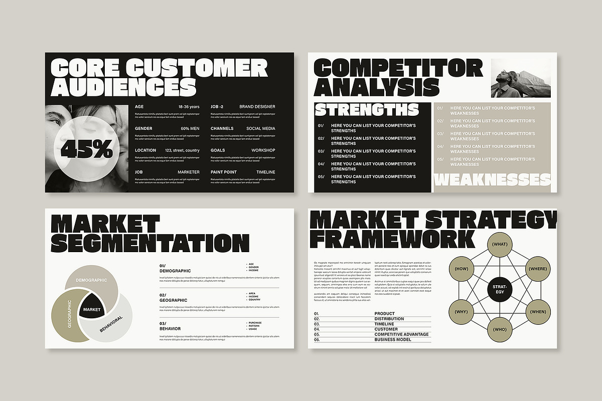 Marketing Campaign Presentation, a Presentation Template by E-Type (Photo 4 of 6)