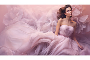 style fashion pastel background ai, a Beauty & Fashion Photo by pikepicture
