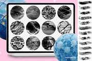 Procreate Ice & Snow texture brushes, a Brush Add-On by Revabrush (Thumbnail 9 of 9)