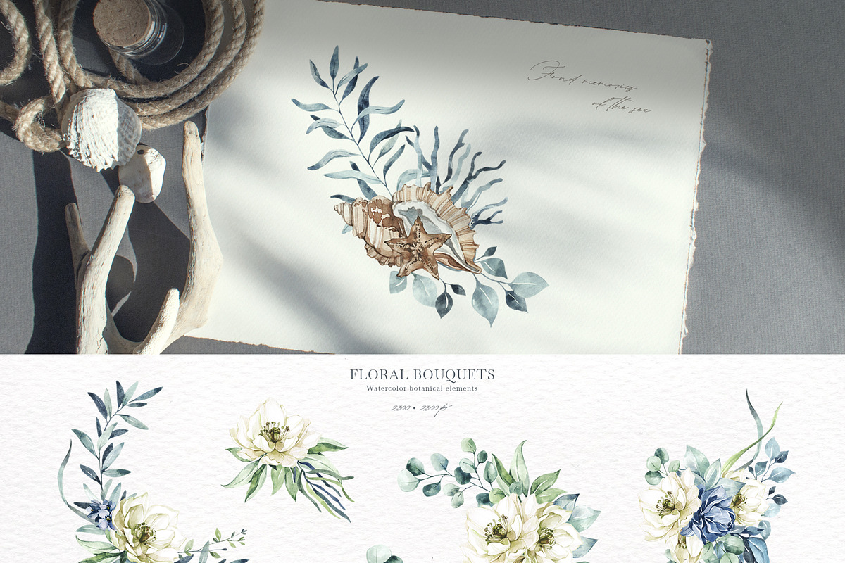 OCEANIA Watercolor set, an Animal Illustration by Anastezia Luneva (Photo 6 of 12)