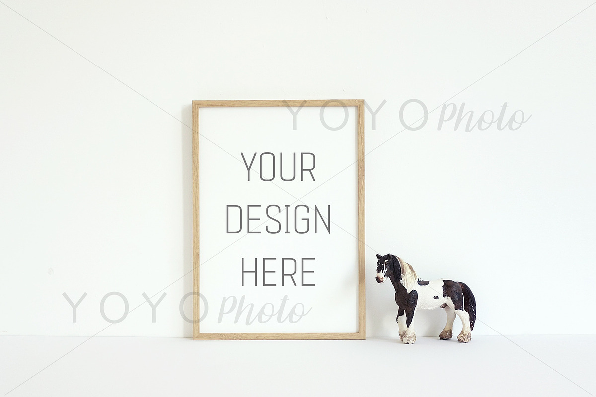 Nursery Styled Thin Wooden Frame, a Print Template by YOYO Photo (Photo 1 of 2)