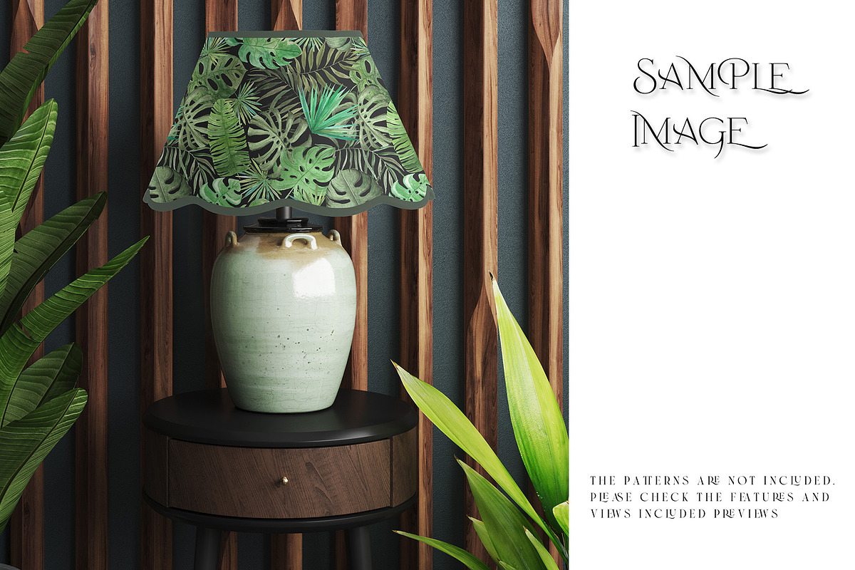 Scalloped Lampshade Mockups, a Product Mockup by mock-ups (Photo 13 of 17)