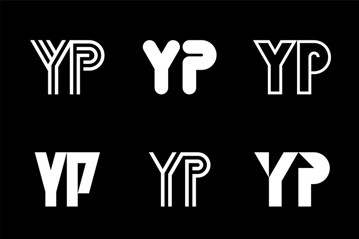 Set of letter YP logos, an Object Graphic by NataliiaVolyk