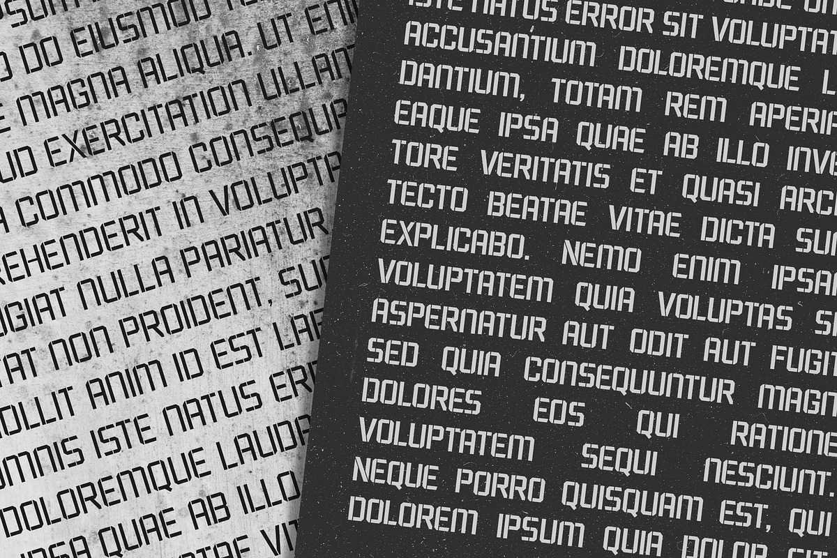 Wargate - Stencil Family, a Font by Arterfak Project (Photo 12 of 13)
