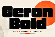 Geron Bold, a Slab Serif Font by Wow Magic (Thumbnail 1 of 5)
