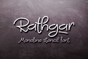 Rathgar Stencil, a Font by Digital Typeface Studio (Thumbnail 1 of 6)