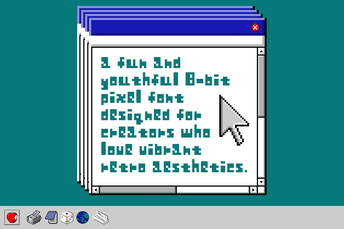 Start Signal - Cute Pixel Font, a Sans Serif Font by HipFonts (Photo 4 of 7)