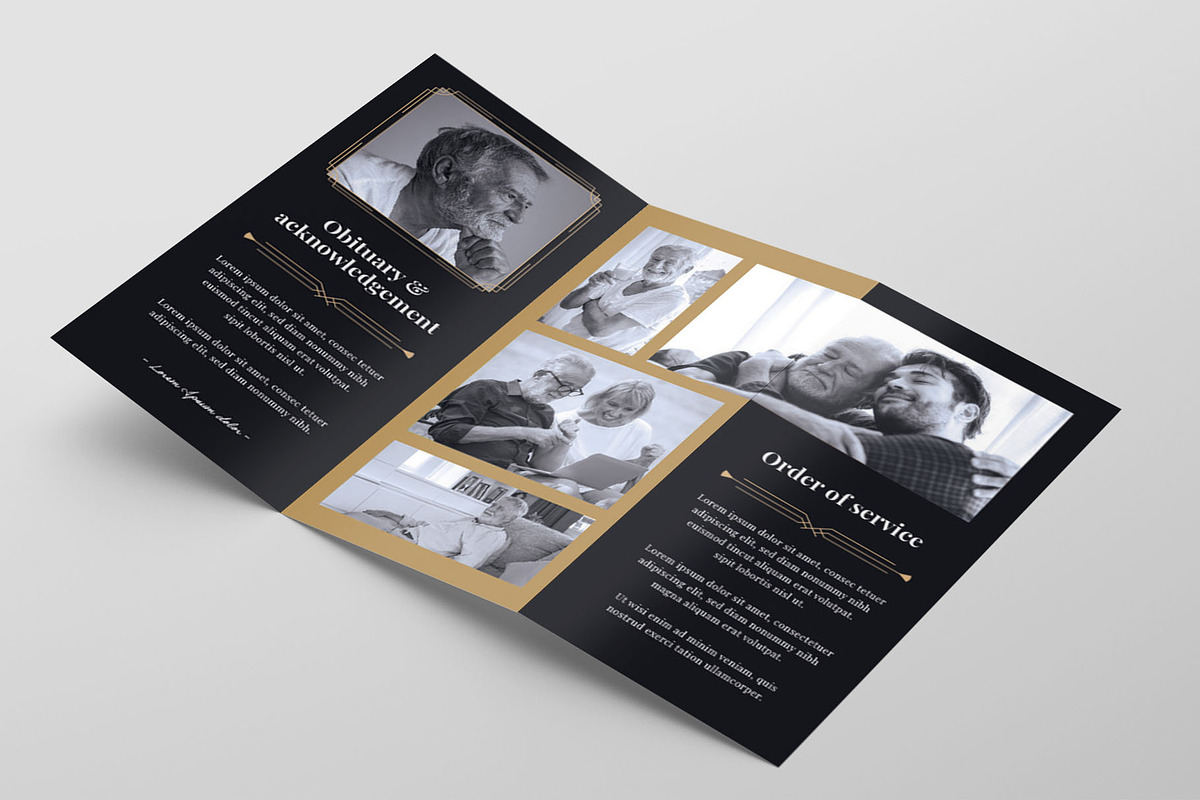 Funeral Brochure Template, a Flyer Template by BrandPacks