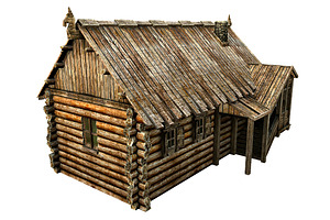 Wooden Village House