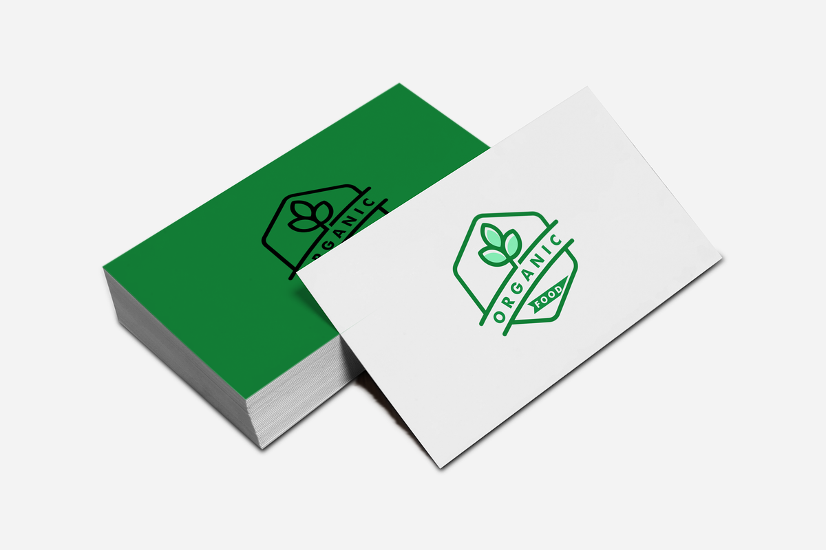 Organic natural food logo design, a Branding & Logo Template by mouze_art (Photo 3 of 4)