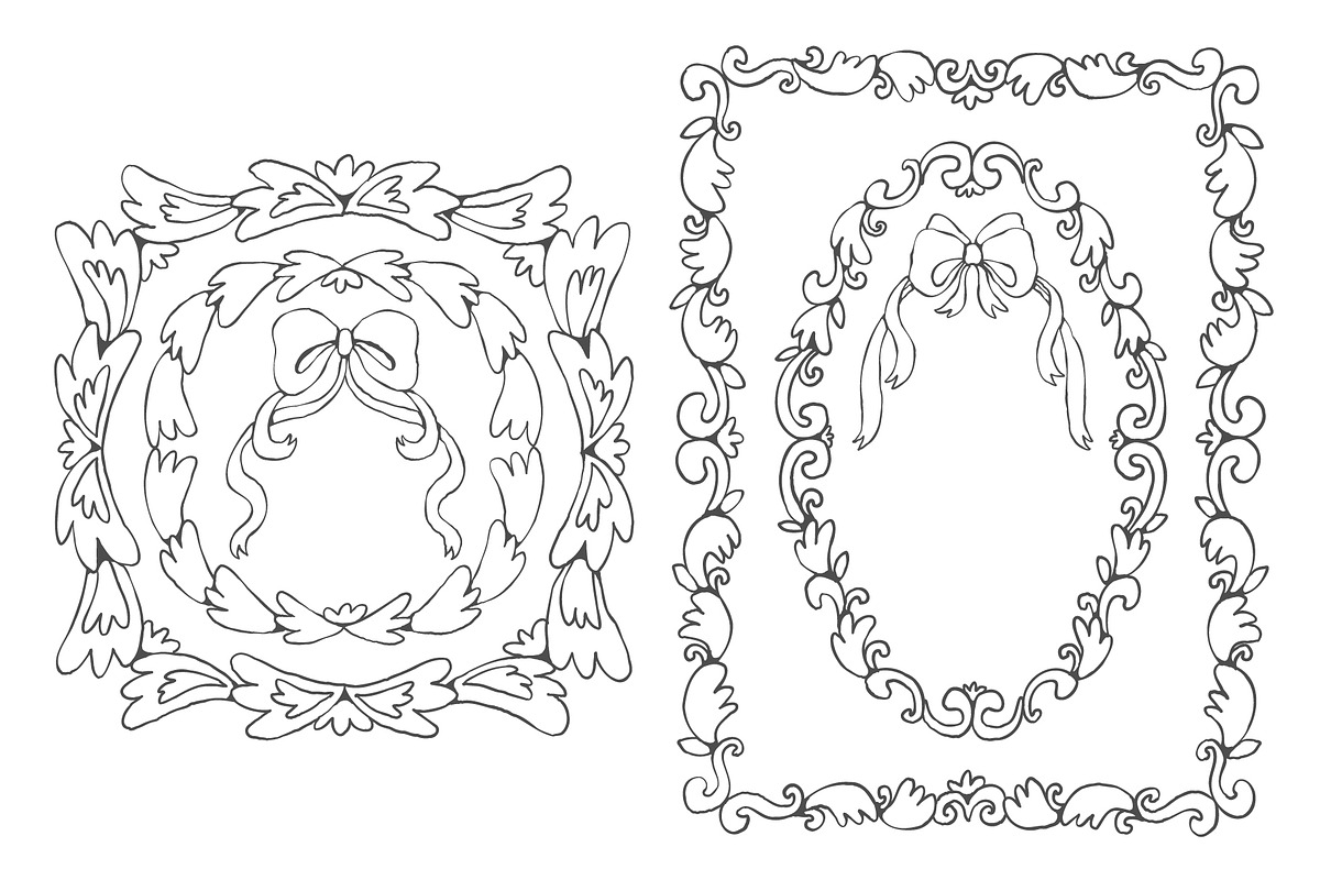 Vintage Frames, a Graphic by Anastasiya Klempach (Photo 3 of 7)
