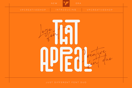That Appeal - creative font duo, a Script Font by VP Fonts