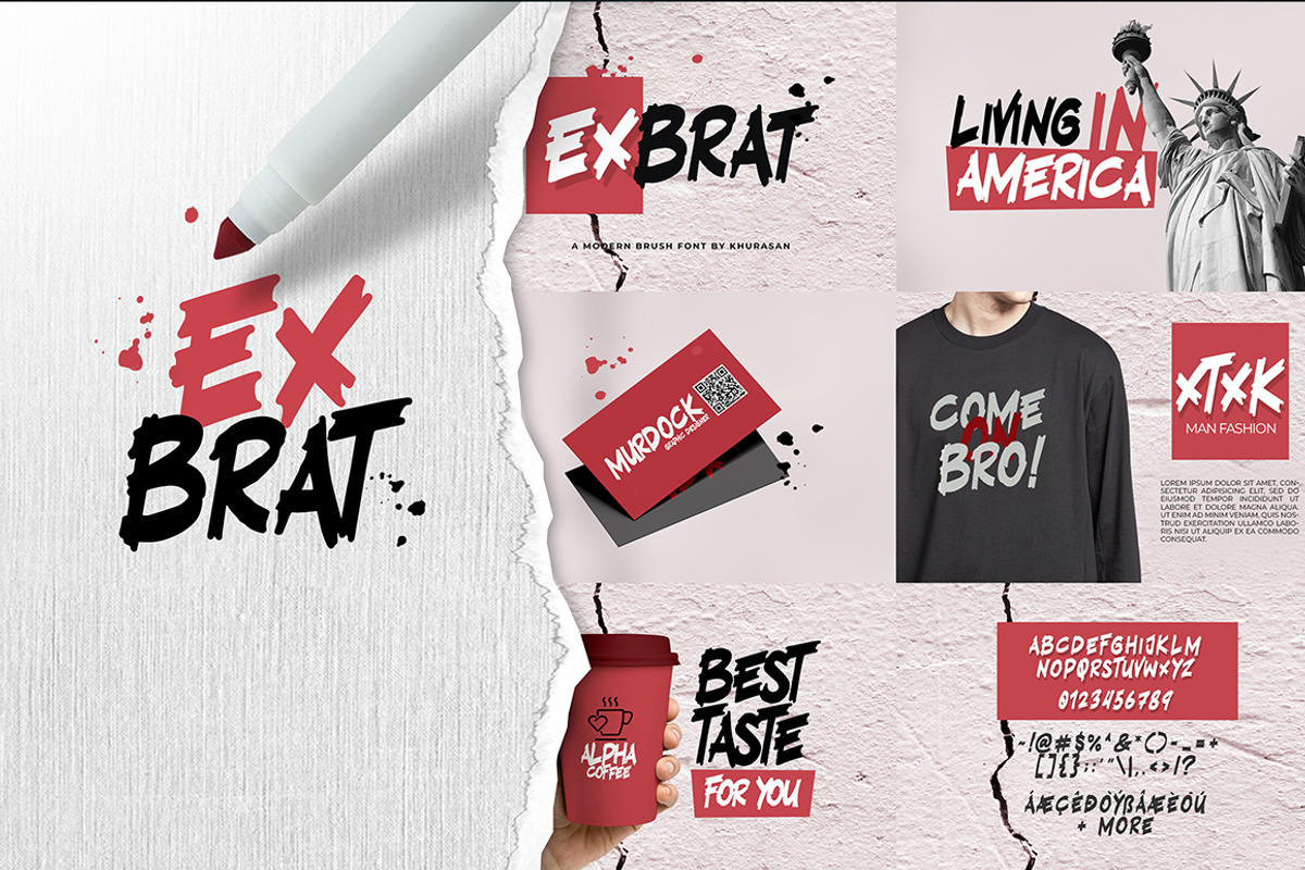 Brush Brat Font Bundle, a Handwritten Font by khurasan (Photo 3 of 6)