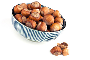 Bowl of hazelnuts, a Food & Drink Photo by BOOCYS