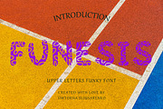 FUNESIS - upper letters font, a Serif Font by CHIMERA (Thumbnail 1 of 9)