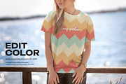 5 Mockup T-Shirt on a Woman, a Shirt Mockup by Grow Design Craft Studio (Thumbnail 2 of 7)