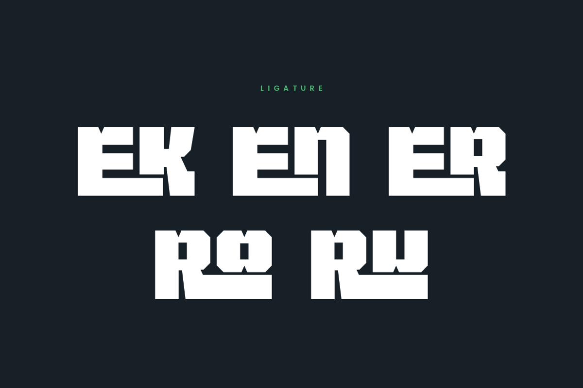 Runeki Bikers - Racing Car Font, a Sans Serif Font by Iqsiart Studio (Photo 4 of 8)