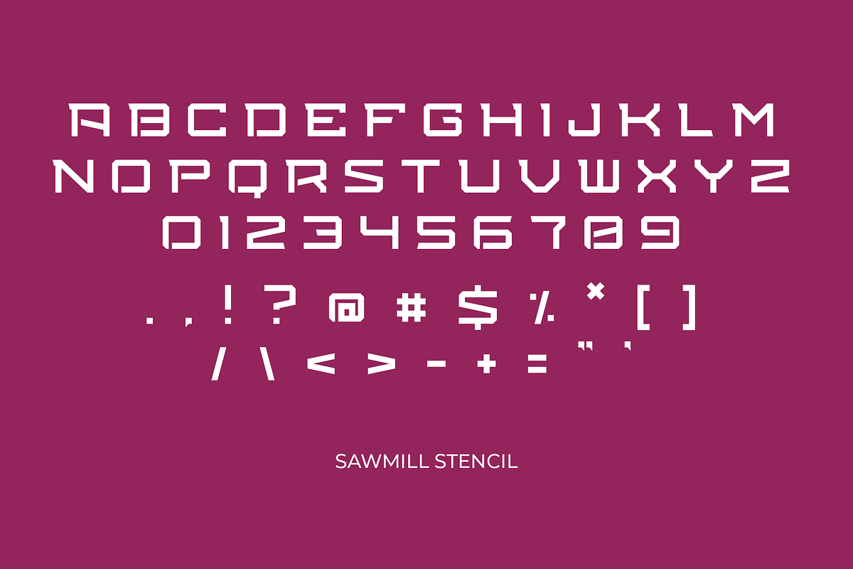 Sawmill | Athletic Display, a Serif Font by Doug Houvener (Photo 5 of 6)