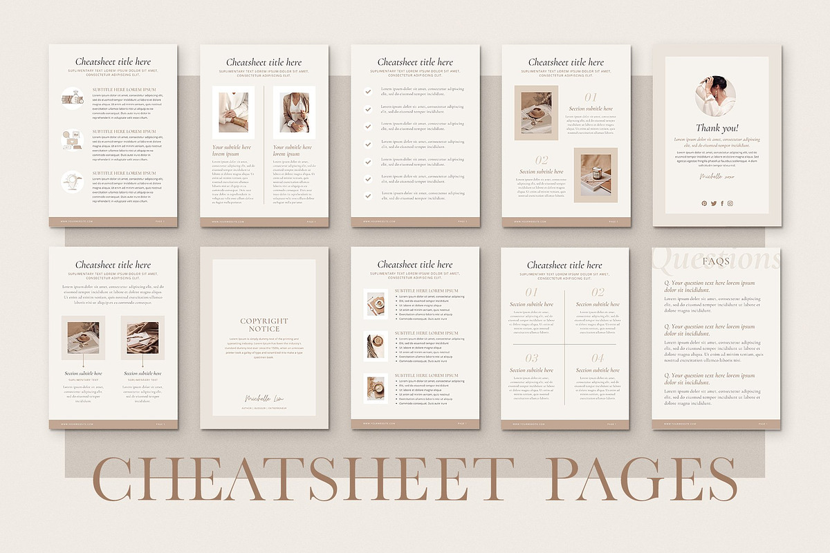 Elegant Ebook Template CANVA, a Magazine Template by Studio Loire (Photo 9 of 21)