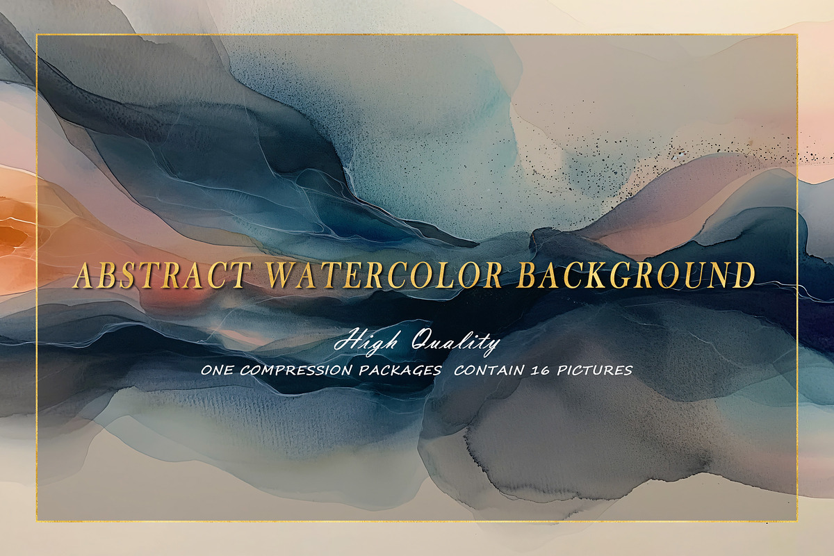 Abstract watercolor background, a Background Graphic by DamonYang's shop (Photo 1 of 7)