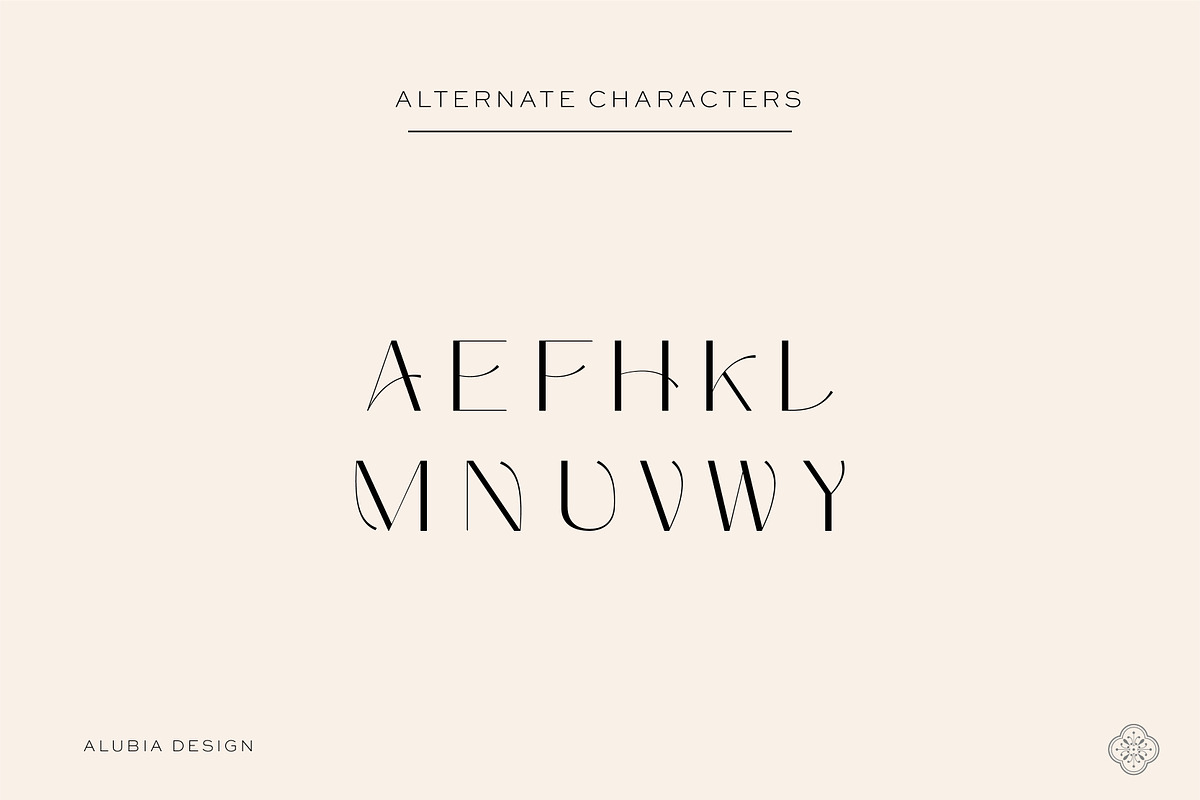 ALUBIA - modern sans serif, a Sans Serif Font by Alubia design (Photo 6 of 8)