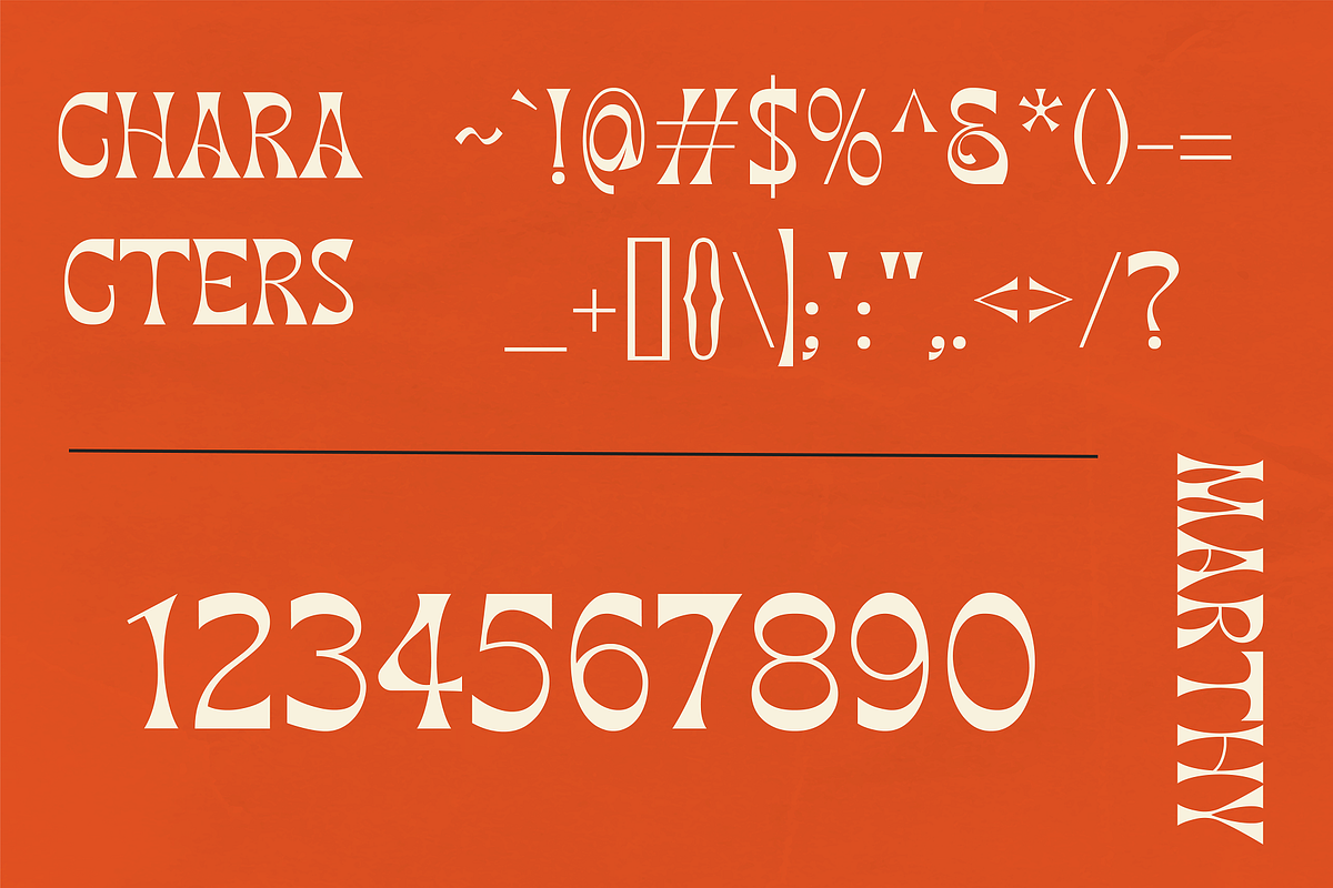 Marthy - Psychedelic Retro Display, a Font by HipFonts (Photo 6 of 9)