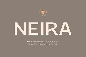 Neira - Sans Serif Family, a Sans Serif Font by Viswell